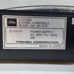 Vintage Toshiba SR‑D33 Quartz Lock Direct Drive Turntable –Tested Working- Japan - Image 11