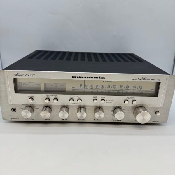 Vintage 1970s Rare Marantz Model 1550 AM/FM Stereo Receiver Tested Working Japan