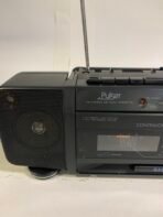 Vintage Pulser Dual Cassette Portable Boombox FM AM Stereo Bass Boost - Image 2