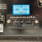 Vintage 1970s Rare Marantz Model 1550 AM/FM Stereo Receiver Tested Working Japan - Image 10