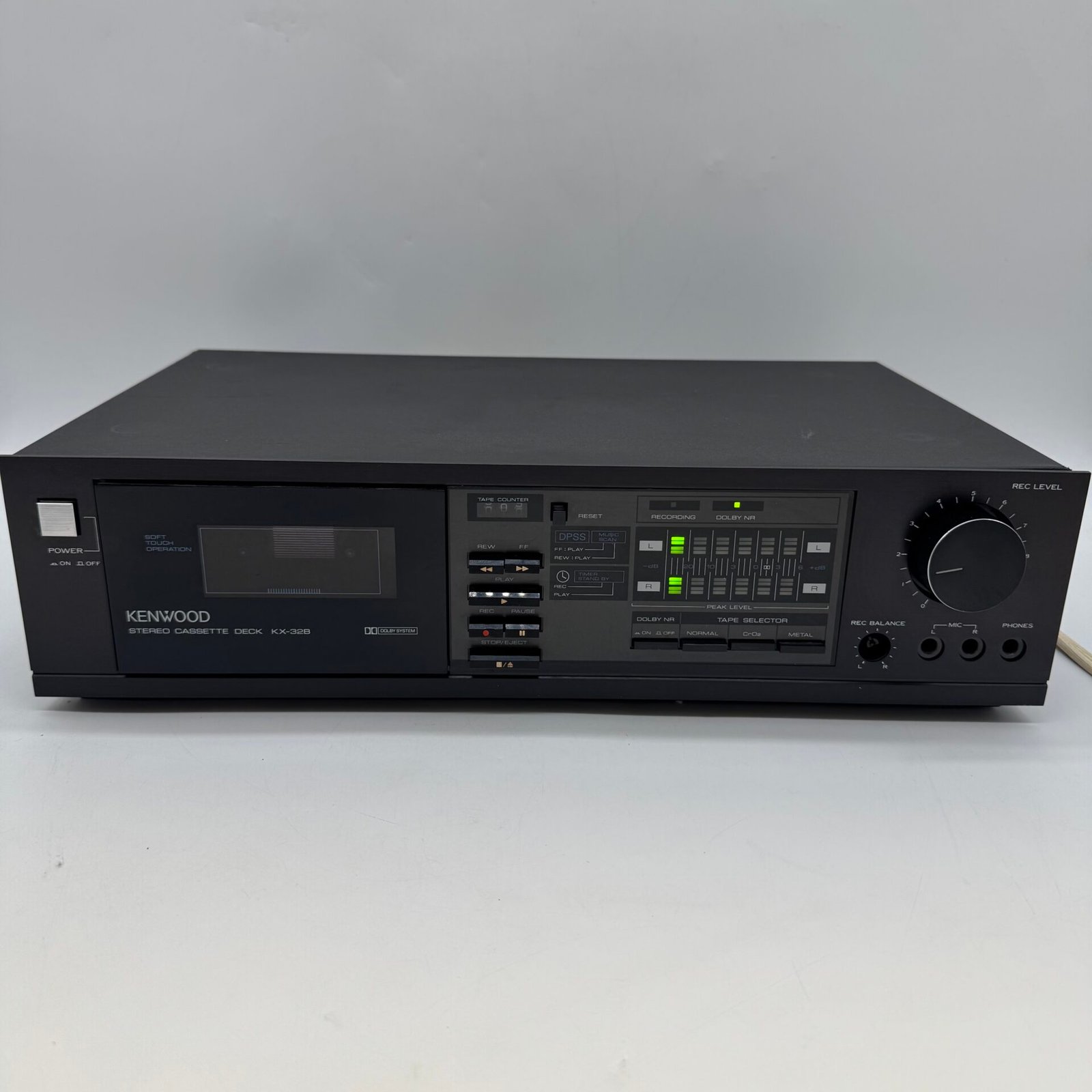IMG_4800 Kenwood KX-32B Stereo Cassette Deck Dolby System Made In Japan Tested Working - Image 1