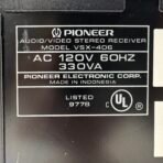 Pioneer VSX-406 Receiver HiFi Stereo Vintage Home Audio Phono 5.1 Channel Radio - Image 8