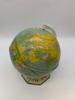 Vintage J Chein 9 Inch World Globe Mid Century United Nations Base USA Made - Image 3