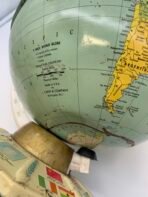 Vintage J Chein 9 Inch World Globe Mid Century United Nations Base USA Made - Image 7