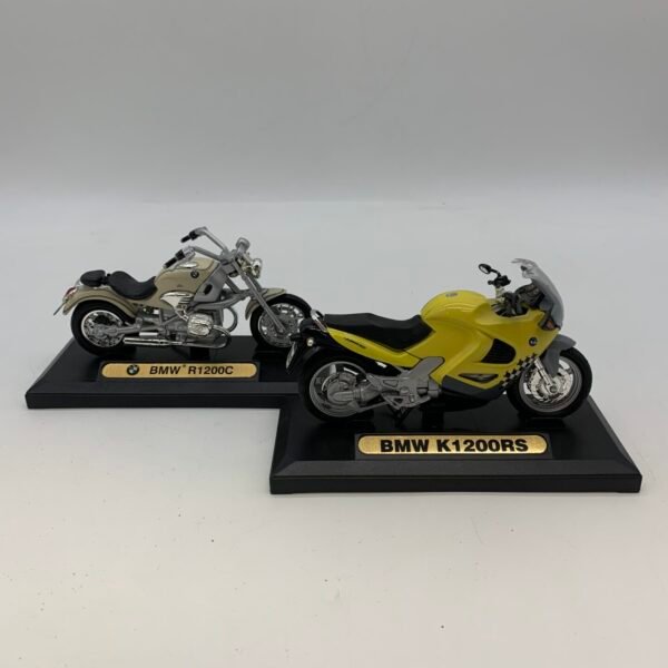 BMW K1200RS & R1200C Motorcycle Model Bundle Collectible Display Set