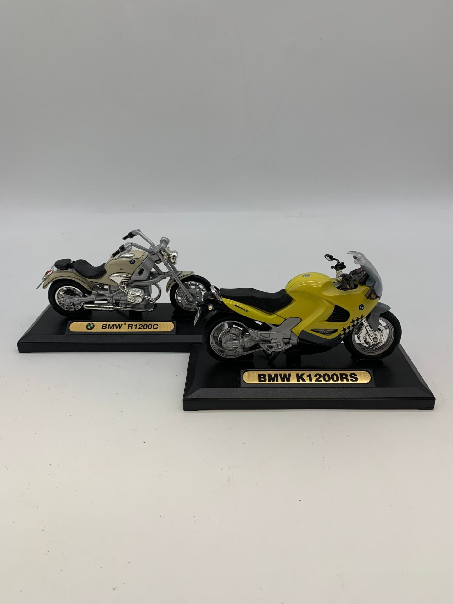 IMG_4957 BMW K1200RS & R1200C Motorcycle Model Bundle Collectible Display Set - Image 1
