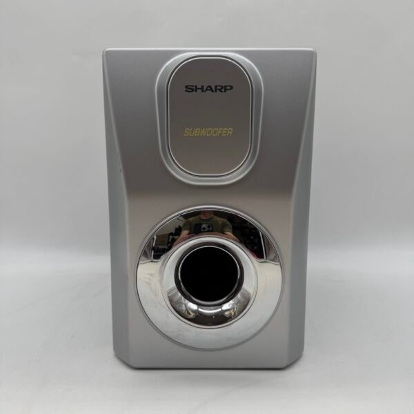 Sharp CP-MP60SW Passive Subwoofer Speaker 45W 6 Ohm Silver Tested Working