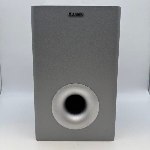 Vintage Quest Powered Subwoofer Speaker Gray For Parts Power On