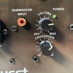 Vintage Quest Powered Subwoofer Speaker Gray For Parts Power On - Image 8