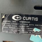 Vintage Curtis MS8500 Stereo  System  Turntable Radio Works ,Cassette No/ Tested - Image 9