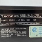 Vintage 1980s Technics SL-P300 Compact Disc CD Player Tested Working Japan - Image 8