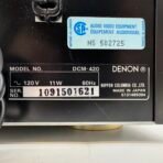 Denon DCM-420 5 Disc CD Changer Player For Parts Repair Japan, Powers On - Image 10