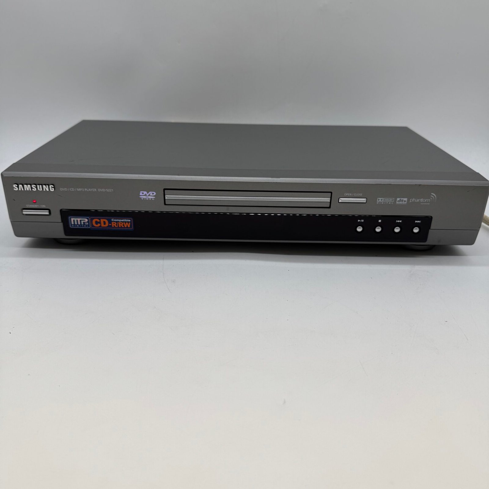 IMG_5258 Samsung DVD-S221 DVD Player Tested & Working – No Remote – With Power Cord - Image 1
