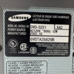Samsung DVD-S221 DVD Player Tested & Working – No Remote – With Power Cord - Image 8