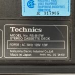Technics RS-B17W Stereo Double Cassette Deck Tested Working Japan - Image 9