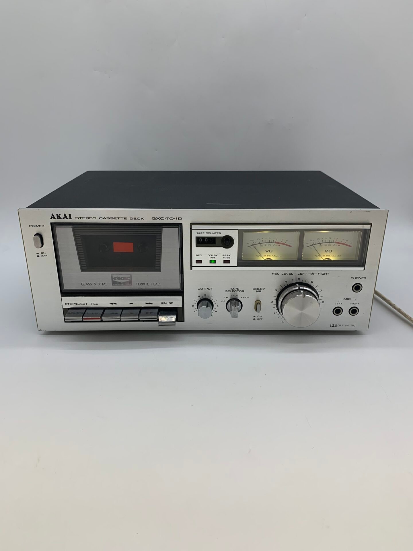 IMG_5283 AKAI GXC-704D Vintage Stereo Cassette Deck Working - Image 1