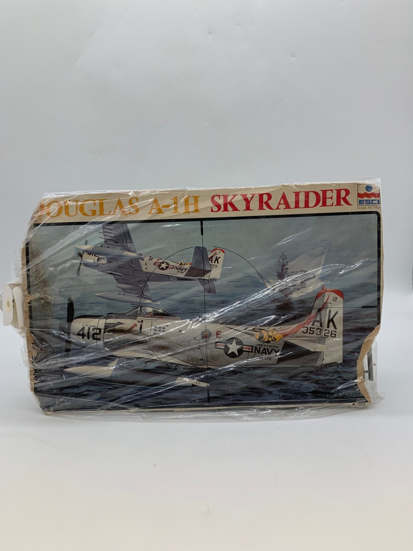 IMG_5337 ESCI Douglas A-1H Skyraider 1/48 Scale Military Aircraft Model Kit - Image 1