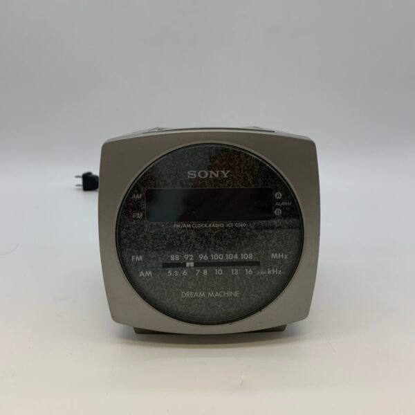 Vintage Sony Dream Machine ICF-C160 Alarm Clock Radio Retro FM AM Clock