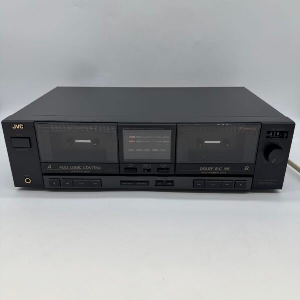 JVC TD-W203 Stereo Double Cassette Deck Dolby B/C NR Tested Working