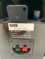 Vintage DiVinci Bookshelf Speakers Pair Black Home Audio Stereo Speakers - Image 6