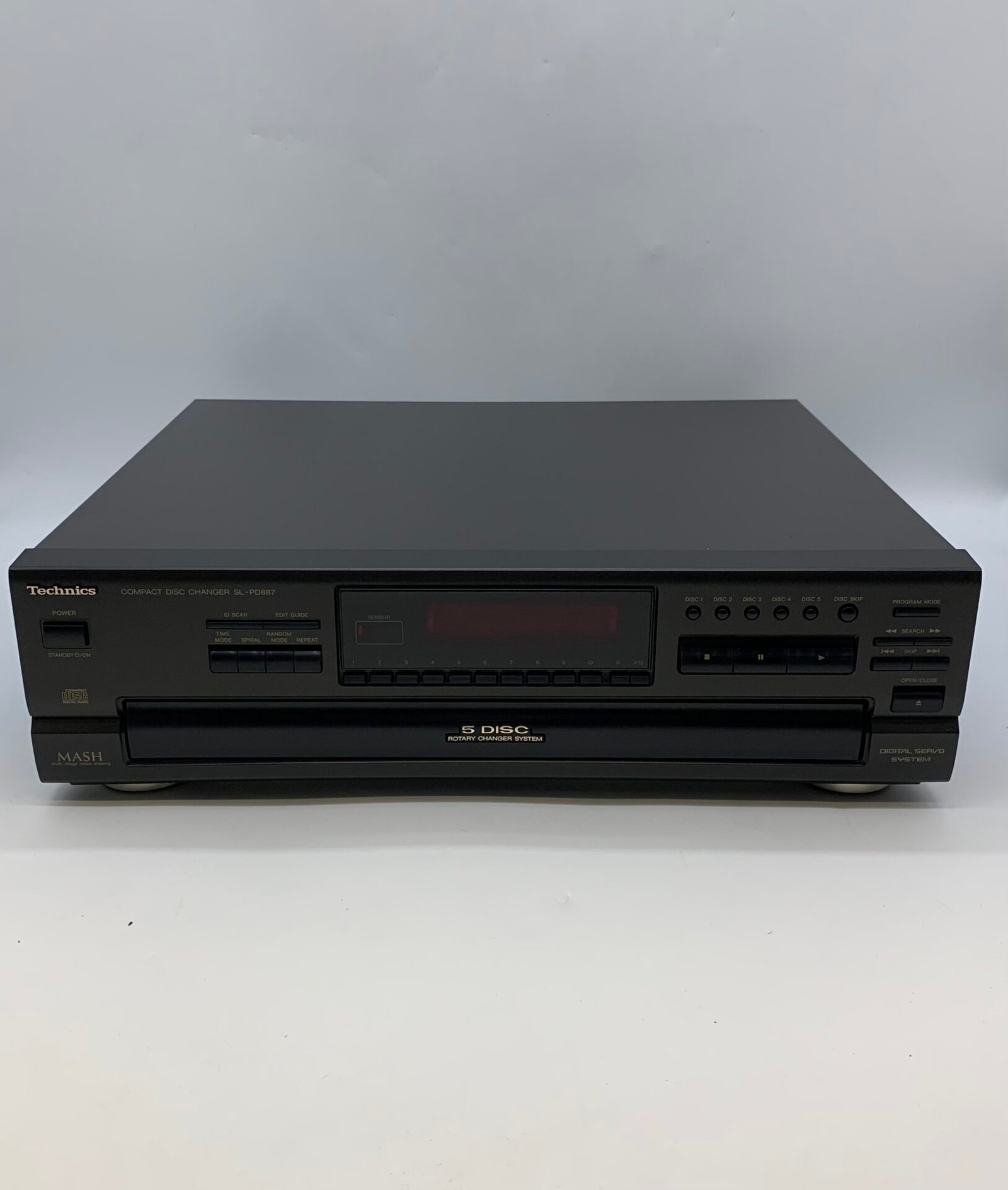 IMG_5407 Technics SL-PD887 5 Disc CD Changer Carousel Player MASH Vintage Tested - Image 1