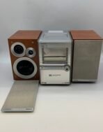 Panasonic SA PM91D Shelf Stereo System With Speakers Cassette Deck Retro Audio