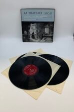 Verdi La Traviata 3LP Box Set RCA Victor LM-6040 Pierre Monteux Opera Vinyl