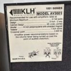 KLH AV3001 Bookshelf Speakers Pair USA Made 1990s Stereo Speakers - Image 5