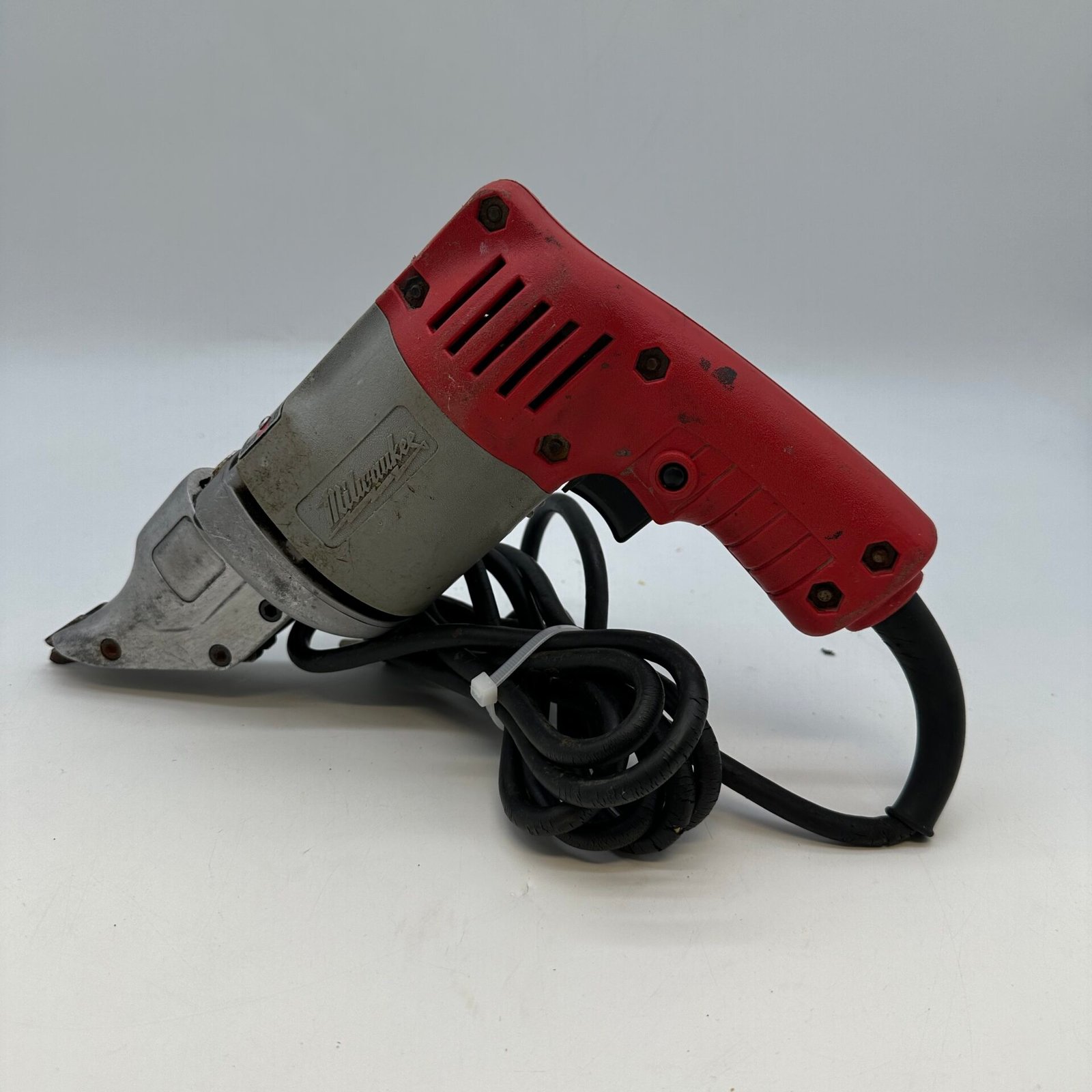 IMG_2883 Milwaukee 6850 Electric 18 Gauge Sheet Metal Shear Made In USA - Image 1