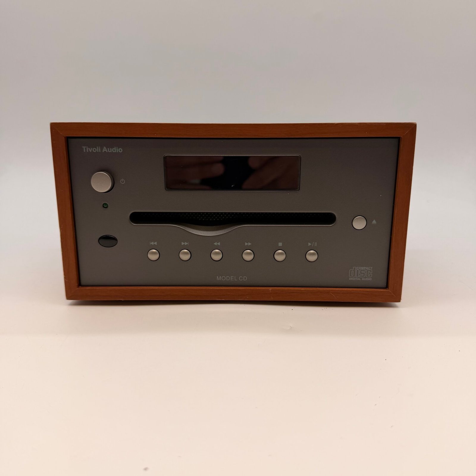 IMG_4033 Tivoli Audio Model CD Walnut Wood Slot Loading CD Player Tested Works Great - Image 1