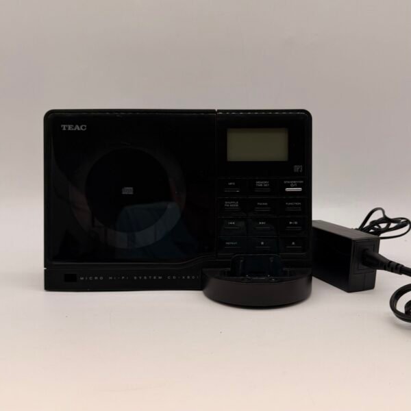 TEAC CD-X60i Micro Hi-Fi System CD Player FM/AM Radio iPod Dock w/ Adapter