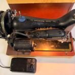 Vintage 1950s Singer 99K Portable Electric Sewing Machine Foot Pedal Case - Image 4