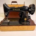 Vintage 1950s Singer 99K Portable Electric Sewing Machine Foot Pedal Case - Image 8