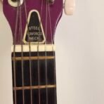 Nova 3301GC 1/2 Size Kids Acoustic Guitar Purple Floral Music Notes - Image 3