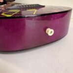 Nova 3301GC 1/2 Size Kids Acoustic Guitar Purple Floral Music Notes - Image 5