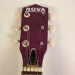 Nova 3301GC 1/2 Size Kids Acoustic Guitar Purple Floral Music Notes - Image 7