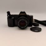 Canon T70 35mm SLR Film Camera w FD 50mm f/1.8 Lens Power Winder Tested /Japan