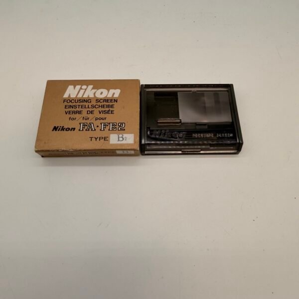 Genuine Nikon Type B2 Focusing Screen For FA FE2 FM2 FM2N FM FM3A w/ Box