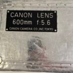 Rare Vintage Canon 600mm f/5.6 Telephoto Lens No.10129 w/ Original Case - Image 7
