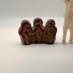 Vintage Three Wise Monkeys Figurines See No Evil Hear No Evil Speak No Evil - Image 2