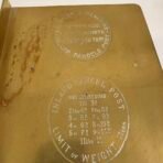 Antique 1890s Sampson Mordan London Brass Postal Letter Scale Weights Oak - Image 9