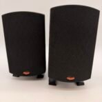 Klipsch Quintet II Black Satellite Speakers Pair Home Theater Tested - Image 2