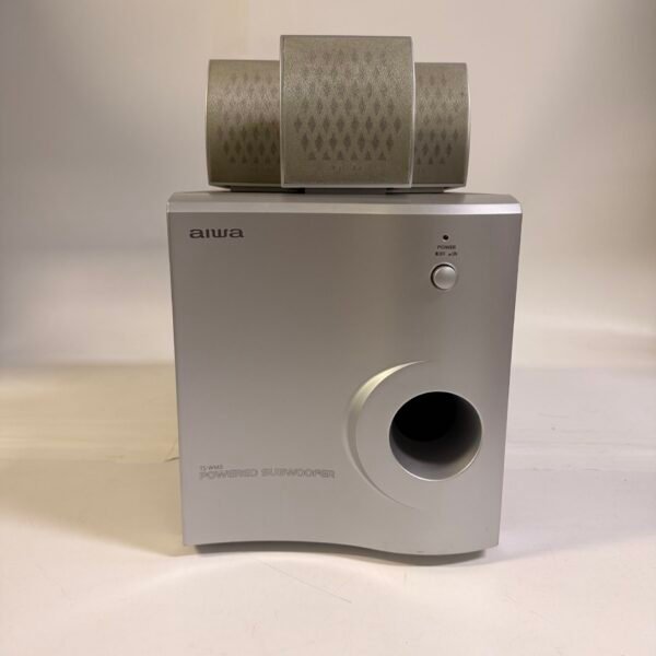 Aiwa TS-WM5U Active Speaker System Powered Subwoofer 5 Satellite Speakers
