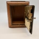 Vintage Post Office Lock Box Coin Bank Wood Limited Edition Mailbox - Image 4