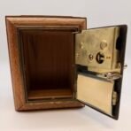 Vintage Post Office Lock Box Coin Bank Wood Limited Edition Mailbox - Image 5