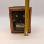 Vintage Post Office Lock Box Coin Bank Wood Limited Edition Mailbox - Image 8