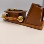 Vtg Classic Collector’s Edition 1927 Replica Country Wall Telephone RJ11 /1990s - Image 4