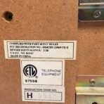 Vtg Classic Collector’s Edition 1927 Replica Country Wall Telephone RJ11 /1990s - Image 10