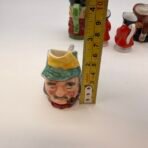 Vintage Character Toby Mug Jug Lot 6 Ceramic Mini Pitchers England Japan - Image 5