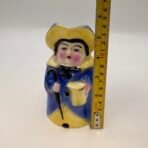 Vintage Longton Royal Art Pottery England Lady Toby Jug Character Pitcher 4” - Image 7